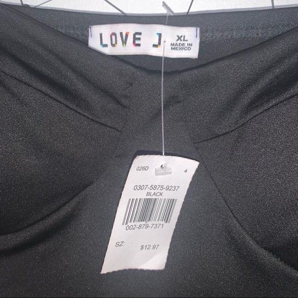 LOVE J Black Bodysuit - Picture 4 of 4